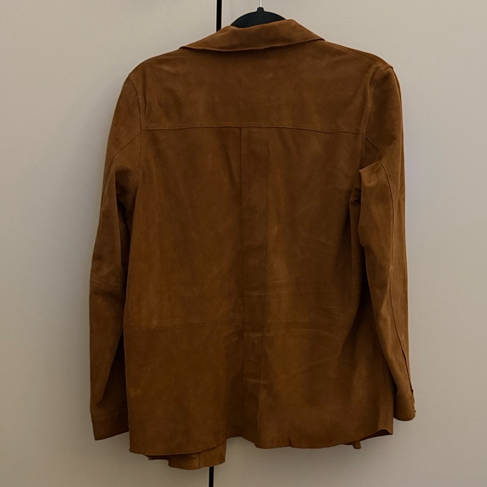 Sezane Will Jacket in Camel Suede size small - Picture 2 of 6